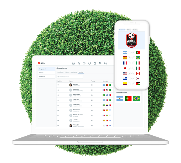 iconos landing engagement sports play forma 1